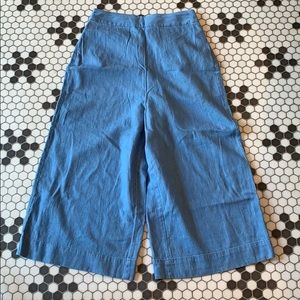 Madewell Cropped Wide Leg Pants